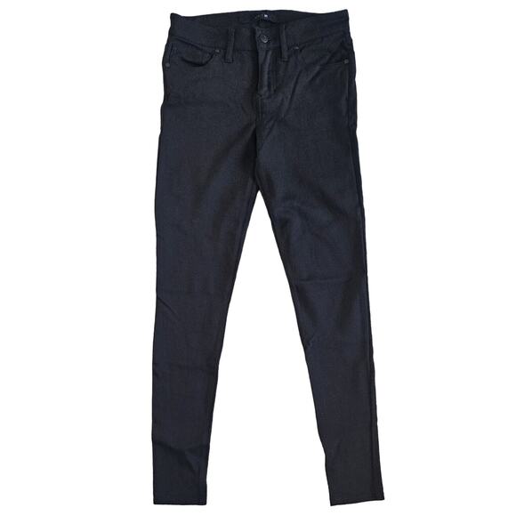 Joe's Jeans Women's Black Mid Rise Stretch 5 Pocket Skinny Jeggings Size 24 - Picture 1 of 8